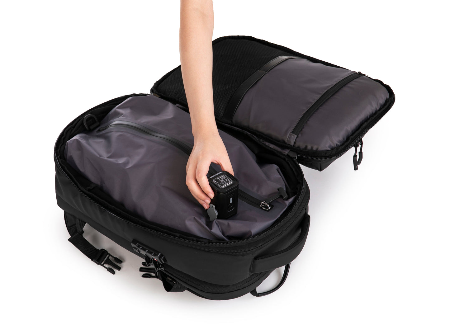 Orabag – Sac à dos extensible 25 à 60 L avec compression sous vide
