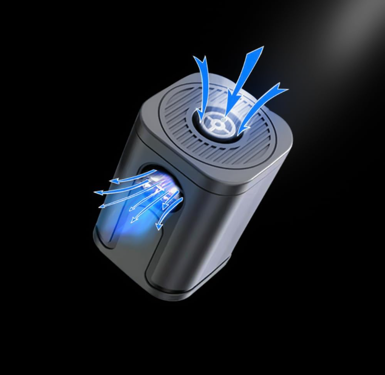 Pompe à air électrique rechargeable – compacte avec 5 buses