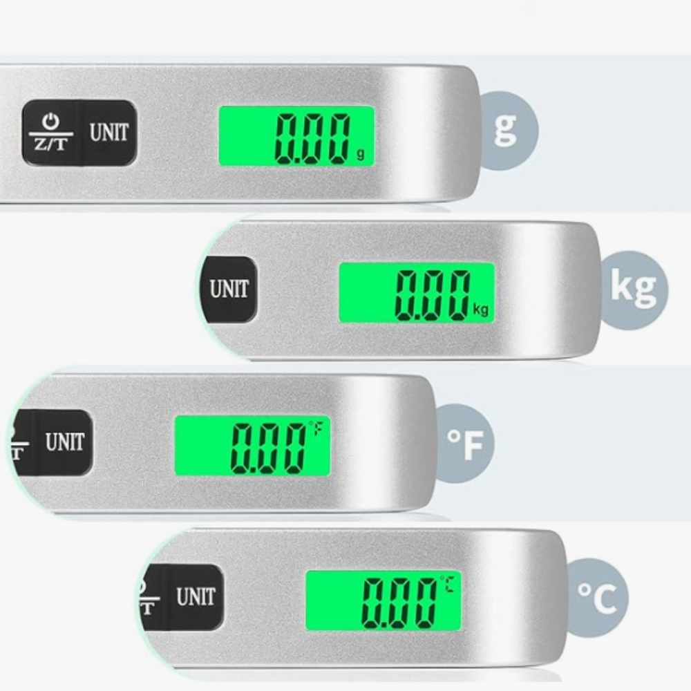 Pèse-bagages numérique portable – capacité 50 kg